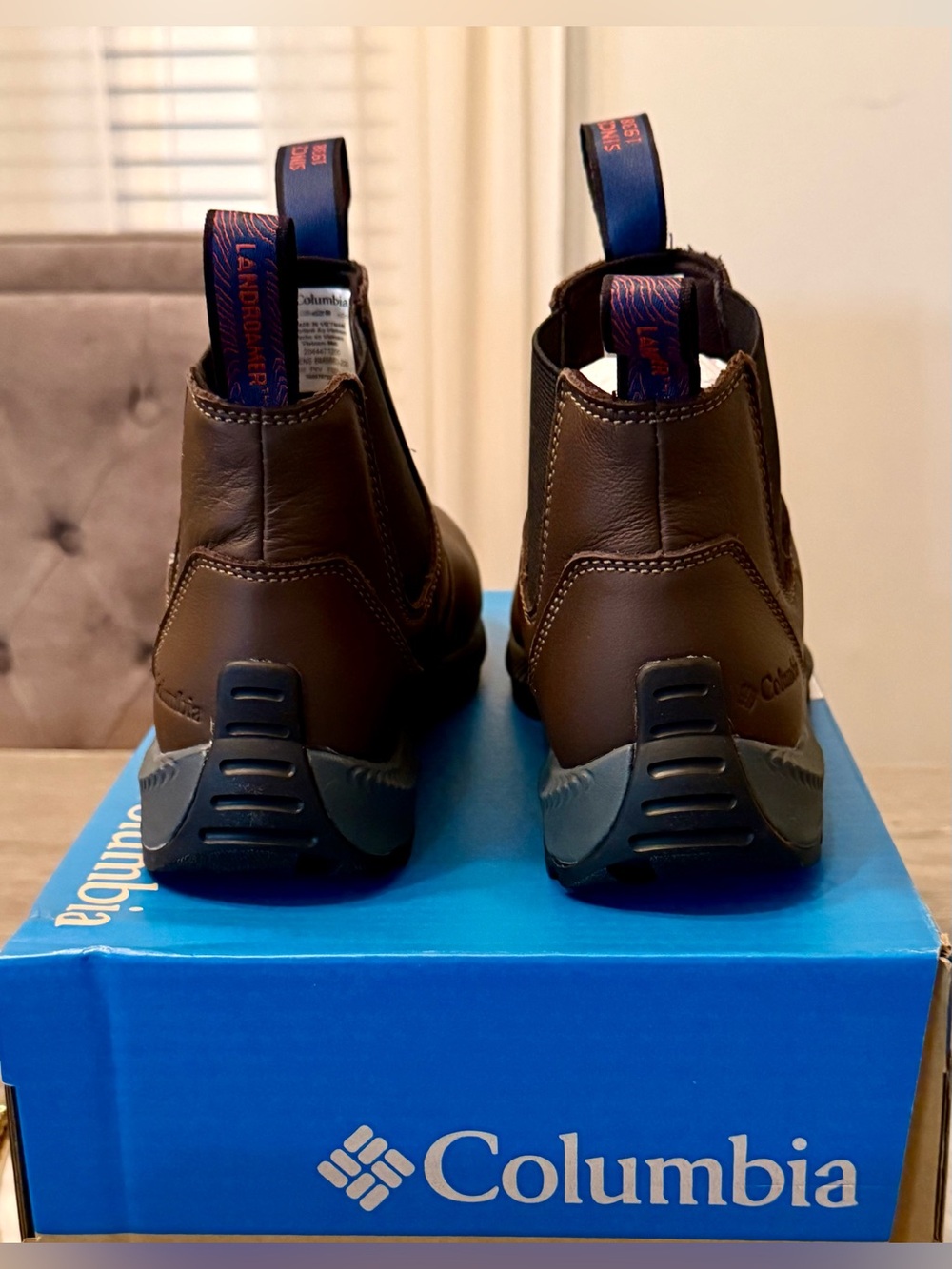 🚨Columbia Men’s Landroamer Leather Scout Boots | Espresso ~ Sz. 8.5 (NWB) - Picture 4 of 7